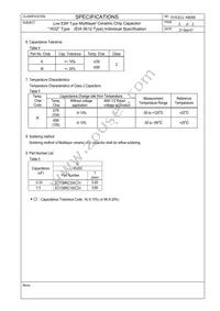 ECY-39RC105KV Datasheet Page 2