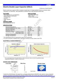 EDLC252520-351-2F-21 Datasheet Cover