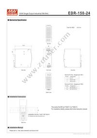 EDR-150-24 Datasheet Page 4