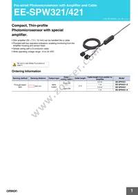 EE-SPW321-A Datasheet Cover