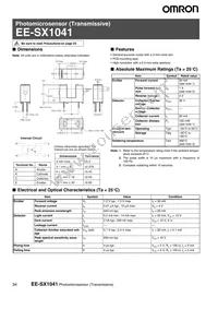 EE-SX1041 Datasheet Cover