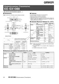 EE-SX1088-W1 Datasheet Cover