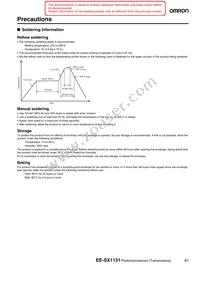 EE-SX1131 Datasheet Page 4