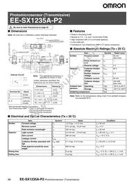 EE-SX1235A-P2 Datasheet Cover