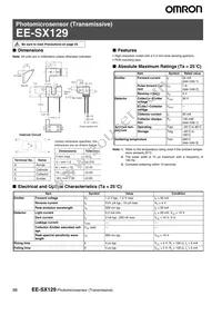 EE-SX129 Datasheet Cover