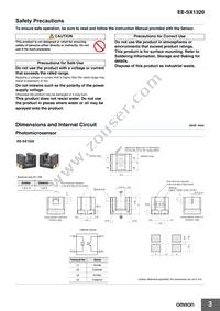 EE-SX1320 Datasheet Page 3