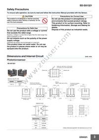 EE-SX1321 Datasheet Page 3