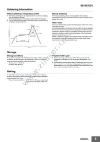 EE-SX1321 Datasheet Page 5