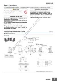 EE-SX1340 Datasheet Page 3