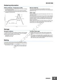 EE-SX1350 Datasheet Page 5