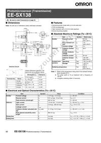 EE-SX138 Datasheet Cover