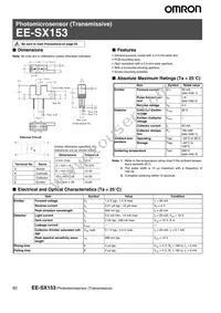 EE-SX153 Datasheet Cover