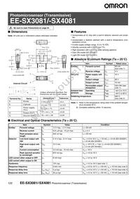 EE-SX3088 Datasheet Cover