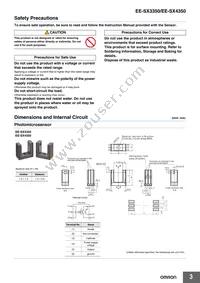 EE-SX3350 Datasheet Page 3