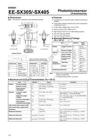 EE-SX405 Datasheet Cover
