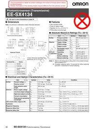 EE-SX4134 Datasheet Cover