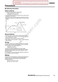 EE-SX4134 Datasheet Page 4