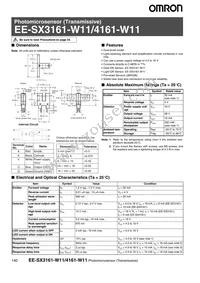 EE-SX4161-W11 Datasheet Cover