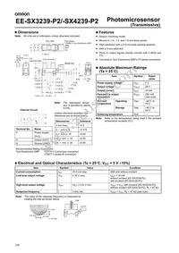 EE-SX4239-P2 Datasheet Cover