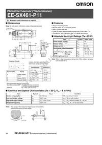 EE-SX461-P11 Datasheet Cover