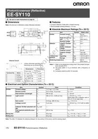 EE-SY110 Datasheet Cover