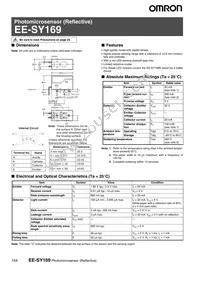 EE-SY169 Datasheet Cover