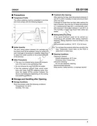 EE-SY199 Datasheet Page 4