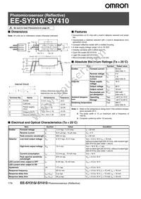 EE-SY410 Datasheet Cover