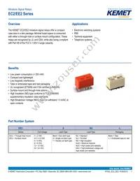 EE2-9TNU-L Datasheet Cover