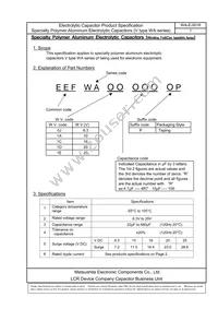 EEF-WA1D151P Datasheet Page 3