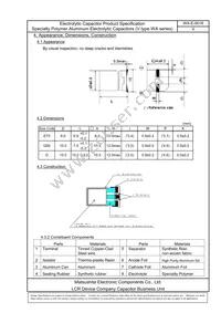 EEF-WA1D151P Datasheet Page 6