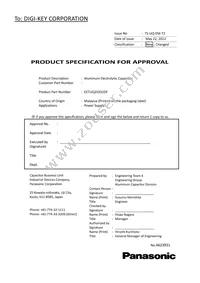 EET-UQ2S331DF Datasheet Cover