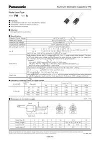 EEU-FM1H181LBJ Datasheet Cover