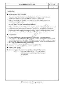 EEV-FK1V222M Datasheet Page 3