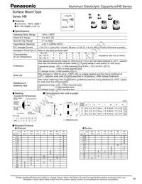 EEV-HB1H100P Datasheet Cover