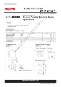 EFC4618R-TR Datasheet Cover
