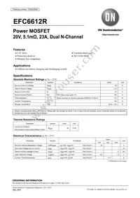 EFC6612R-TF Datasheet Cover