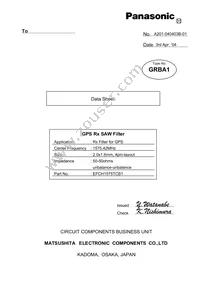 EFCH1575TCB1 Datasheet Cover