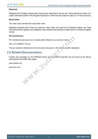 EFM32G30F128-QFN64T Datasheet Page 4