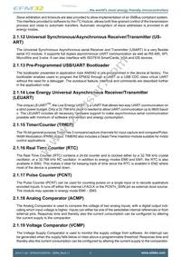 EFM32HG322F32G-A-QFP48R Datasheet Page 5