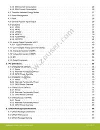 EFM32ZG210F16-QFN32 Datasheet Page 6