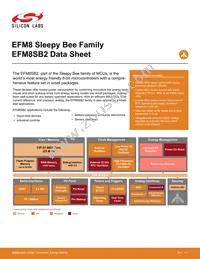 EFM8SB20F32G-A-QFN32R Datasheet Cover