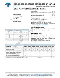 EGP10G-M3S/73 Datasheet Cover