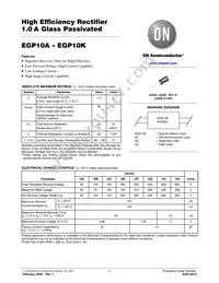 EGP10J Datasheet Cover