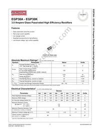 EGP30C Datasheet Page 2