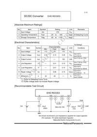 EHD-RD3303 Datasheet Page 3