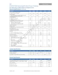 EHW007A0B841Z Datasheet Page 3