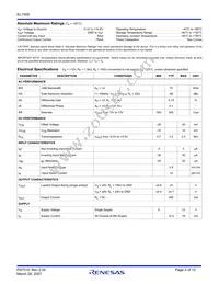 EL1509CSZ-T7 Datasheet Page 2