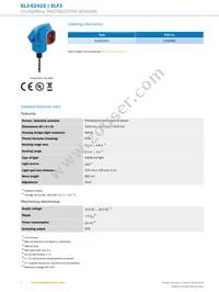 EL3-E2415 Datasheet Page 2