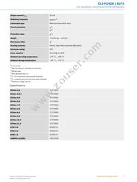 EL3-P2428 Datasheet Page 3